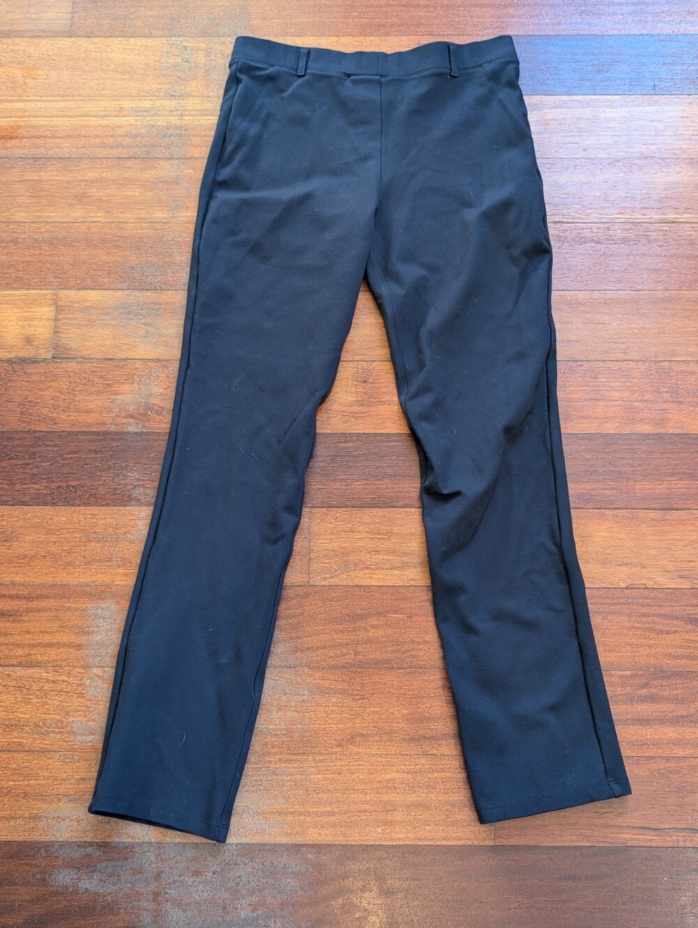 Quince Navy Womens Stretch Dress Pants